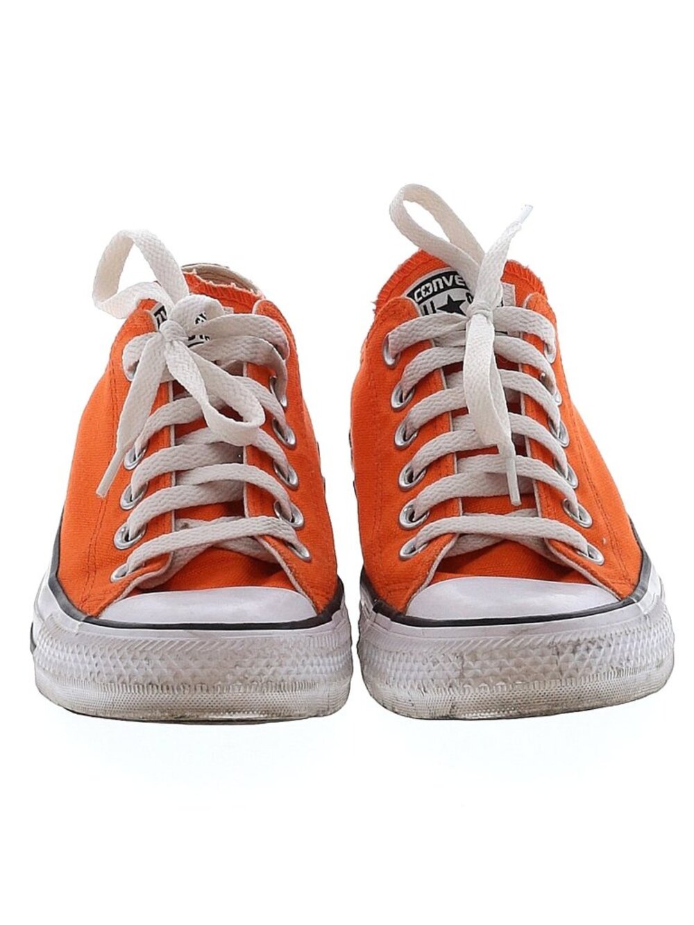 Orange Converse, size 7 EUC